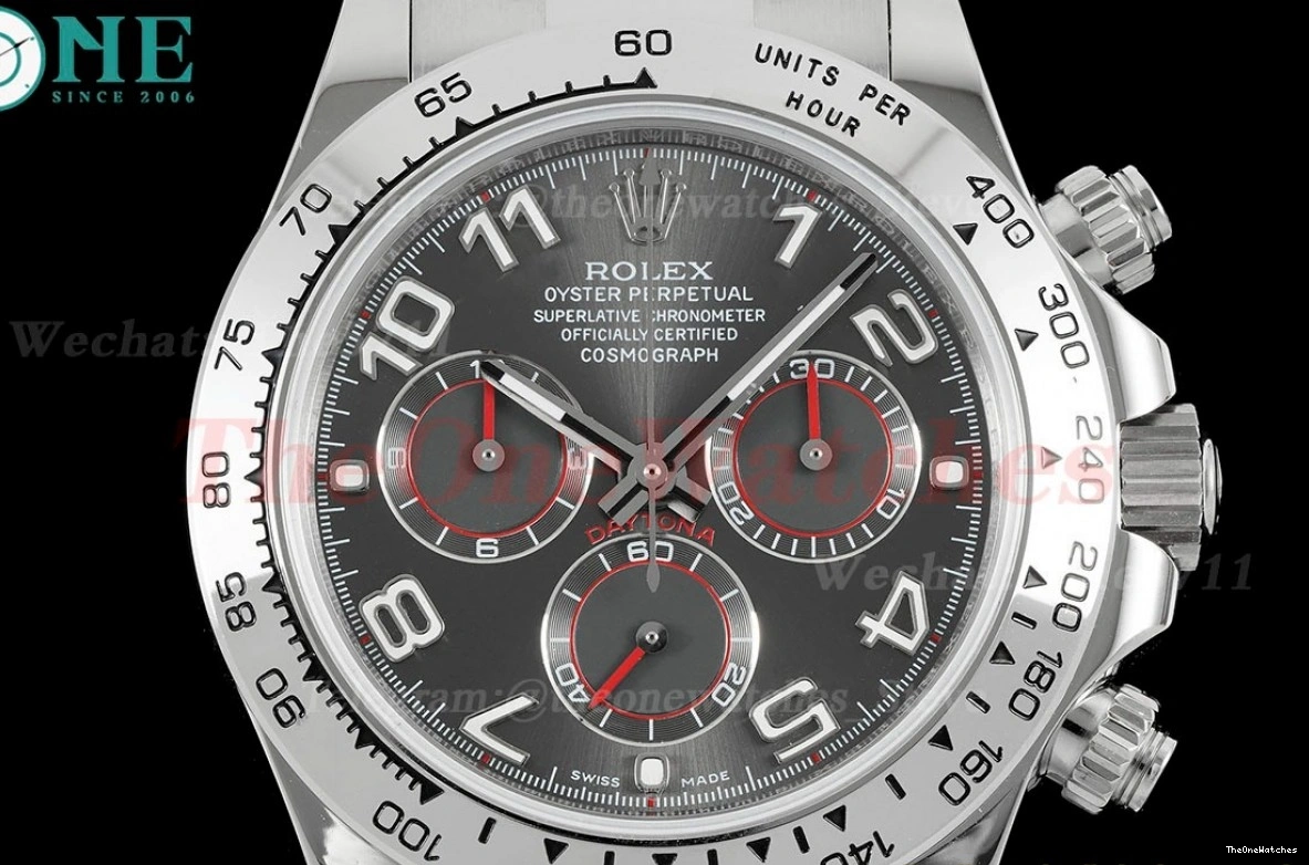 40mm SS Grey SS Daytona Dial A7750 OMF 116509 1227